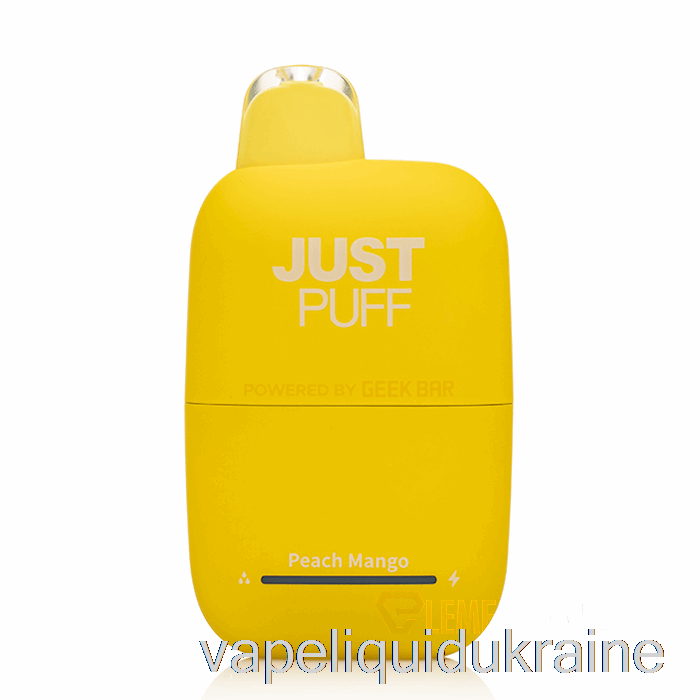 Vape Liquid Ukraine JustPuff 6000 Disposable Peach Mango